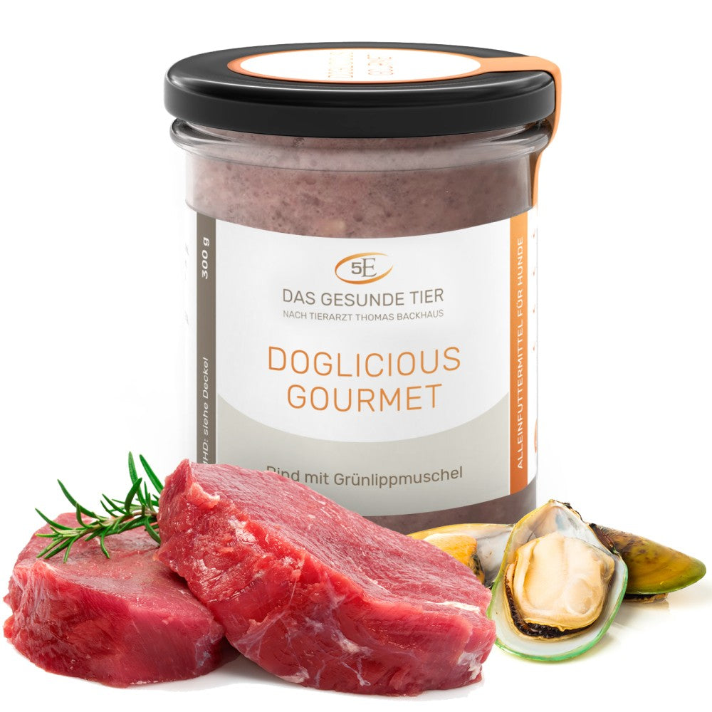 Das Gesunde Tier DOGLICIOUS GOURMET Rind & Grünlippmuschel