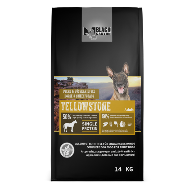 Black Canyon : Monoprotéine Yellowstone Cheval & Patate douce