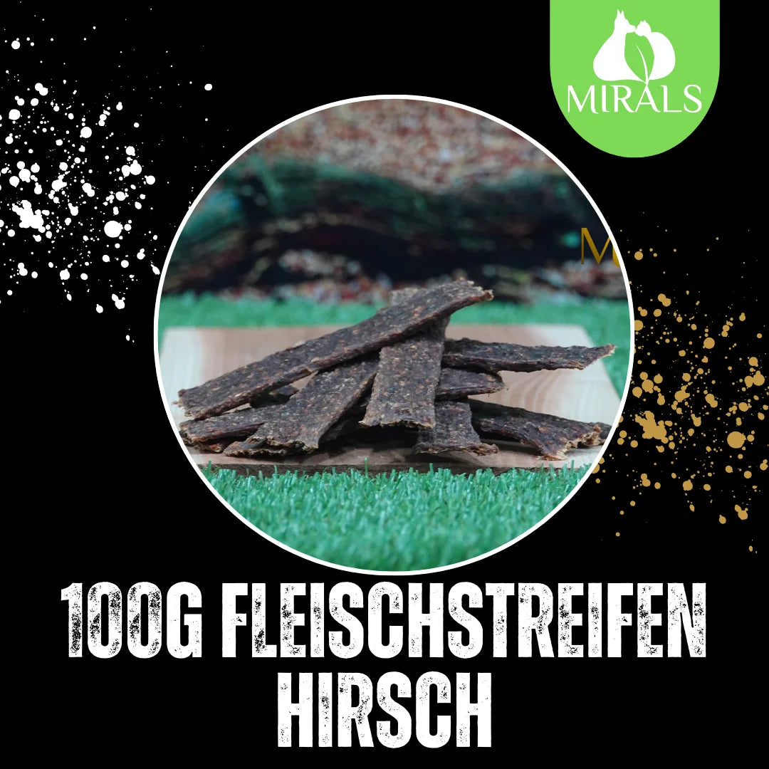 MIRALS Hirsch-Fleischstreifen