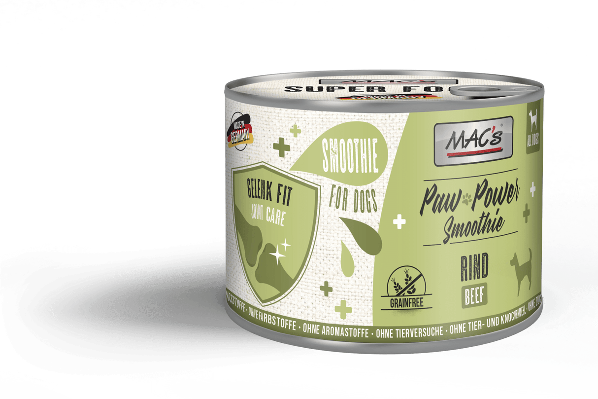 Mac's Dog Paw Power Smoothie Gelenk Fit Rind