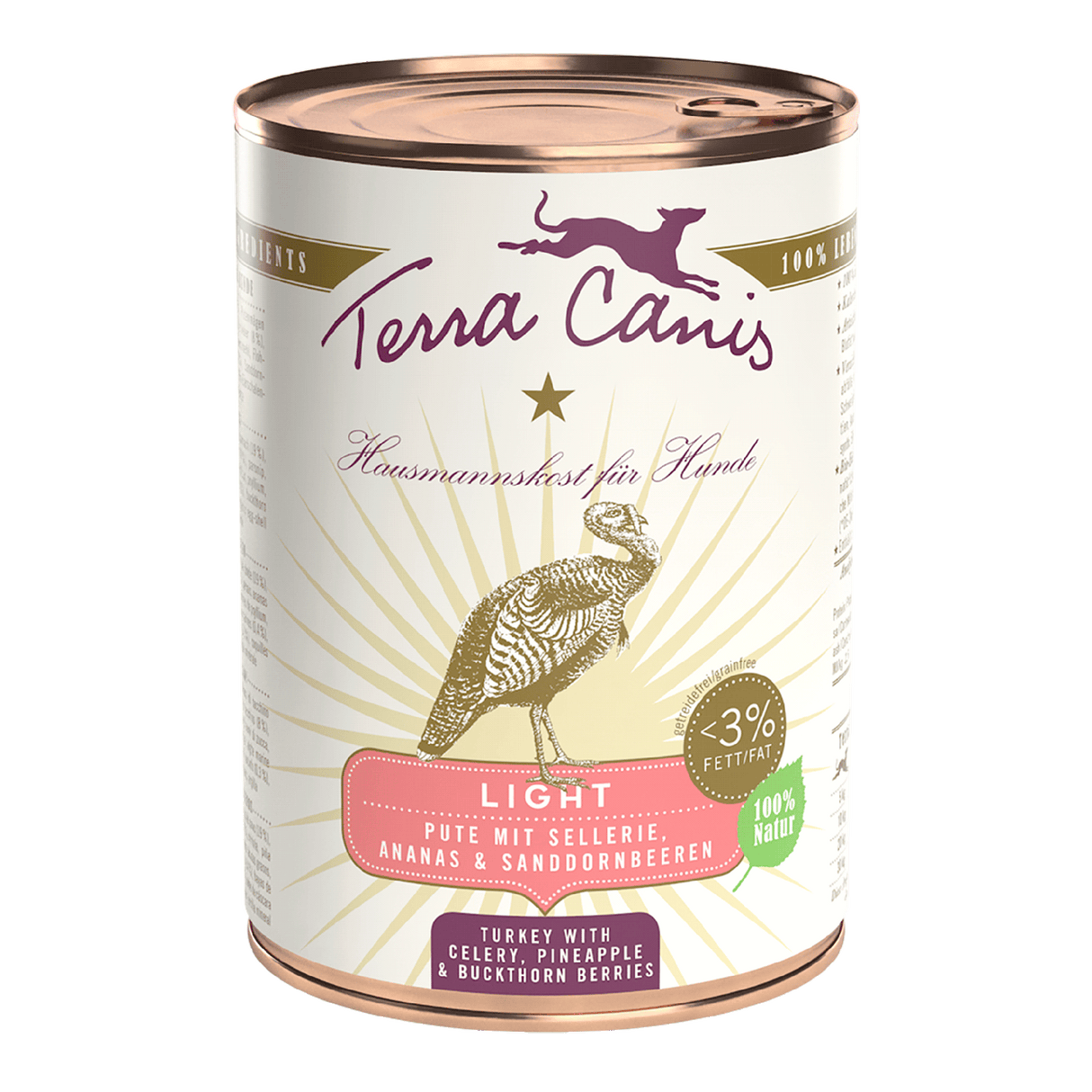 Terra Canis Light Pute, Sellerie, Ananas & Sanddornbeere