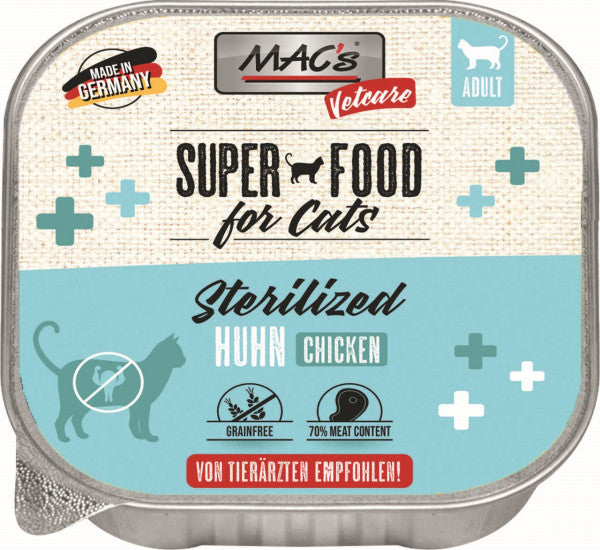 Mac's Cat Vetcare Stérilisé Poulet