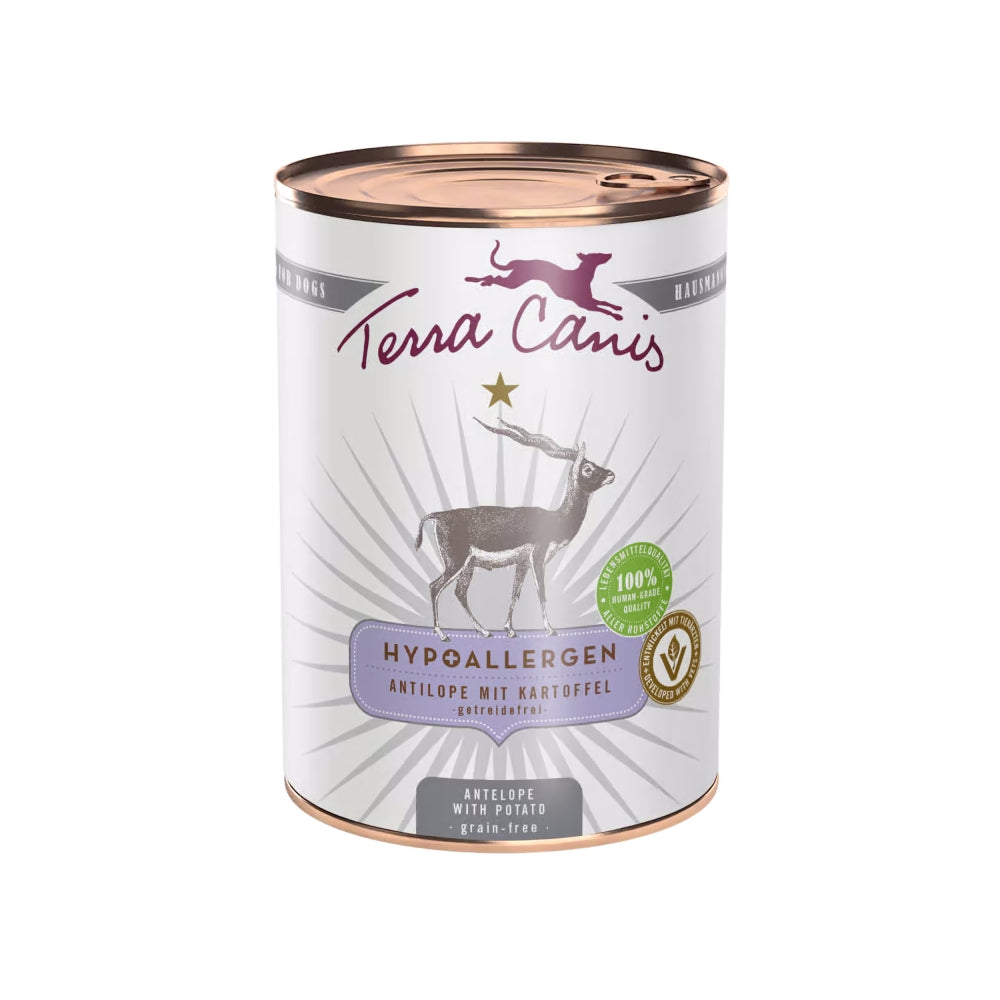 Terra Canis : Hypoallergénique Antilope avec Pomme de terre