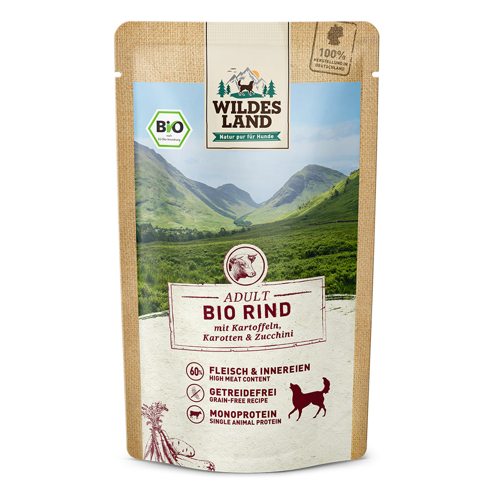 Wildes Land : Bio Bœuf avec Pommes de terre & Courgettes