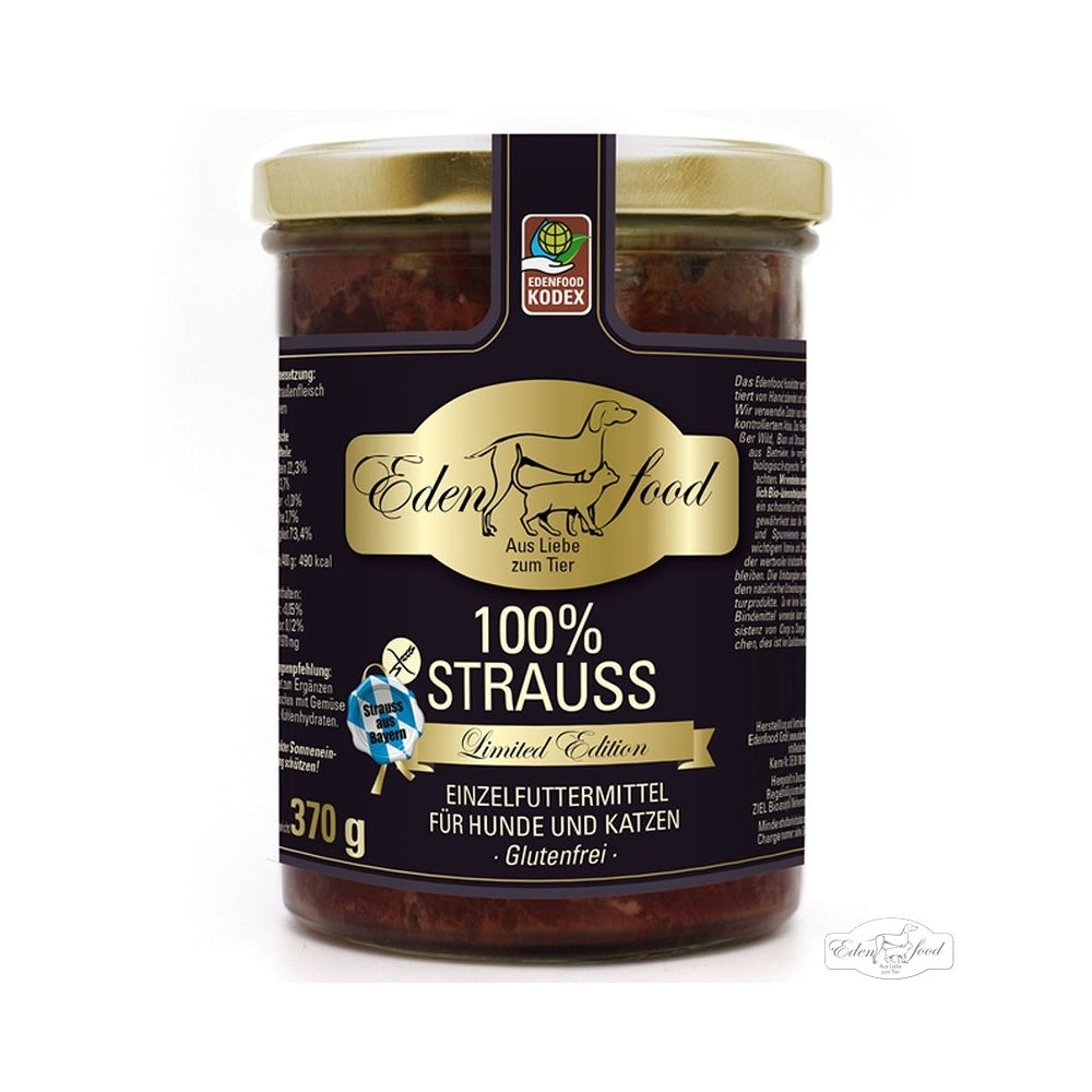 Edenfood : Viande pure Édition Limitée 100 % Autruche