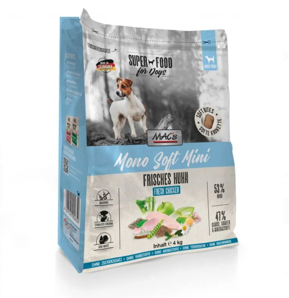 Mac's : Dog Mono Soft Mini Poulet frais