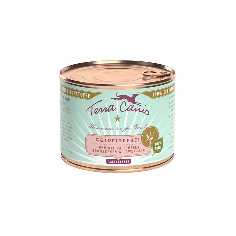 Terra Canis Sensitive Adult Huhn, Pastinaken, Brombeeren & Löwenzahn