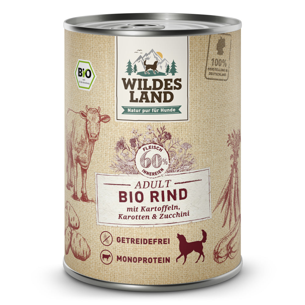 Wildes Land : Bio Bœuf avec Pommes de terre & Courgettes