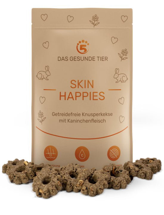 Das Gesunde Tier Skin Happies - mit Kaninchen, Süßkartoffel & Holunderbeere