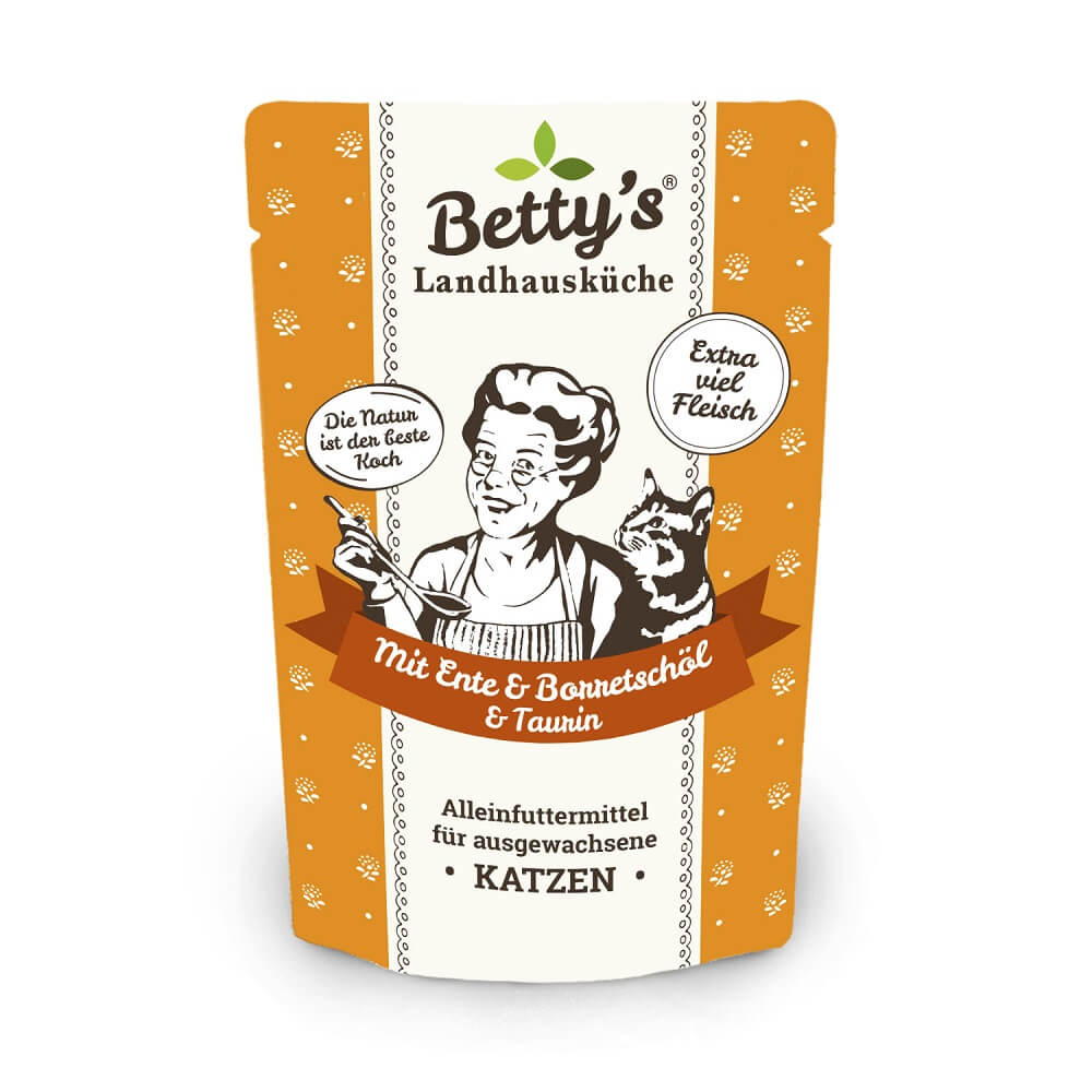 Betty's Cat : Landhausküche Canard & Huile de bourrache