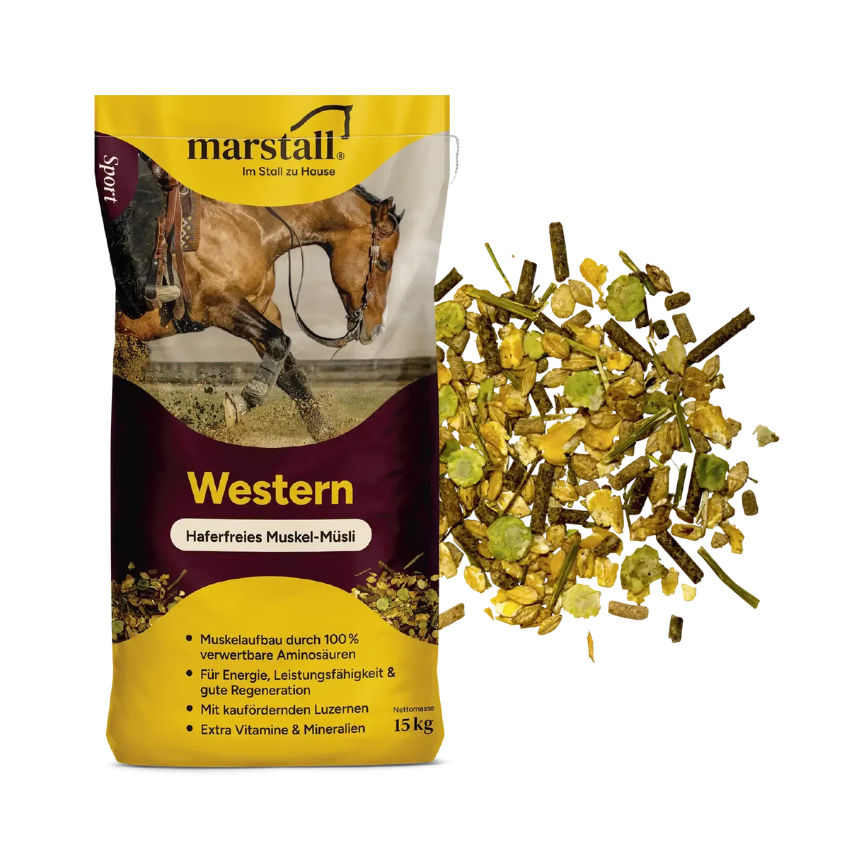 Marstall Individual-Linie Western Struktur-Müsli