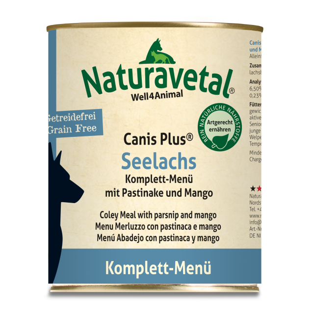 Naturavetal Canis Plus Menu complet Lieu noir