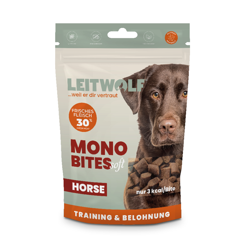 Leitwolf Mono Bites soft Pferd