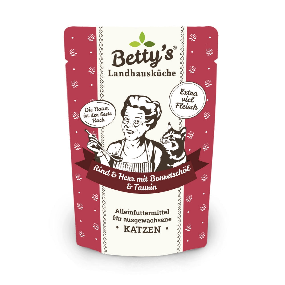 Betty's Cat : Landhausküche Bœuf, Cœur & Huile de bourrache