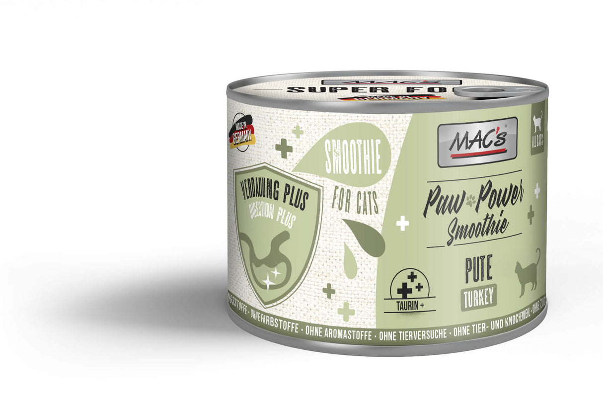 Mac's Cat Pfoten-Power-Smoothie Verdauung Plus Pute