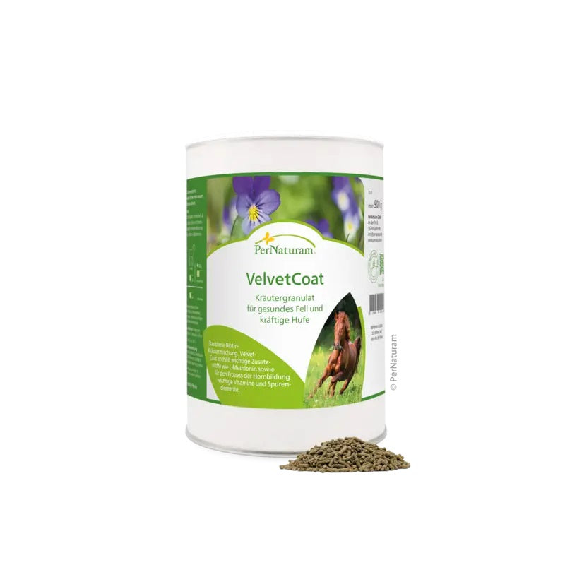 PerNaturam Cheval VelvetCoat Biotin Granulés d'herbes