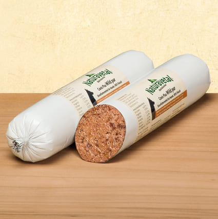 Naturavetal Canis Plus Fleisch-Rolle Wild pur