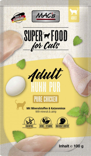 Mac's Cat Adult Poulet Pur