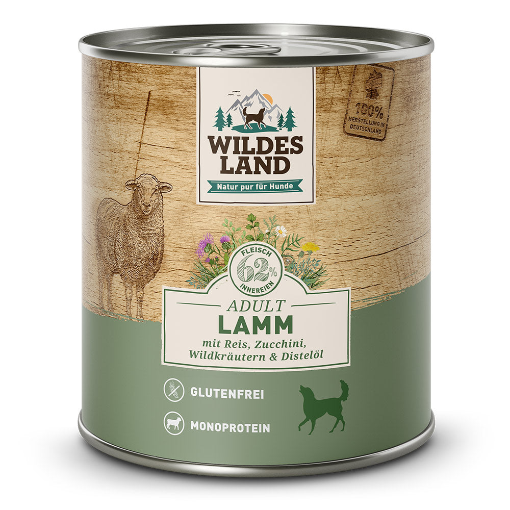 Wildes Land Lamm mit Reis & Zucchini