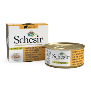 Schesir : Cat Bouillon Thon & Sardines