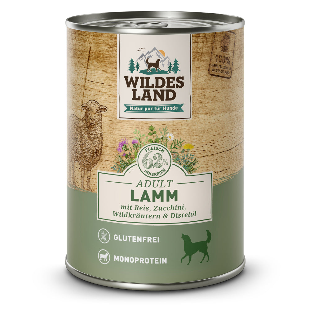 Wildes Land Lamm mit Reis & Zucchini
