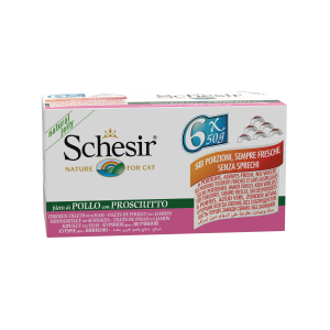 Schesir Cat MP Hühnerfilet mit Schinken