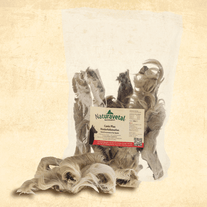 Naturavetal Canis Plus Lamelles de peau de bœuf avec pelage