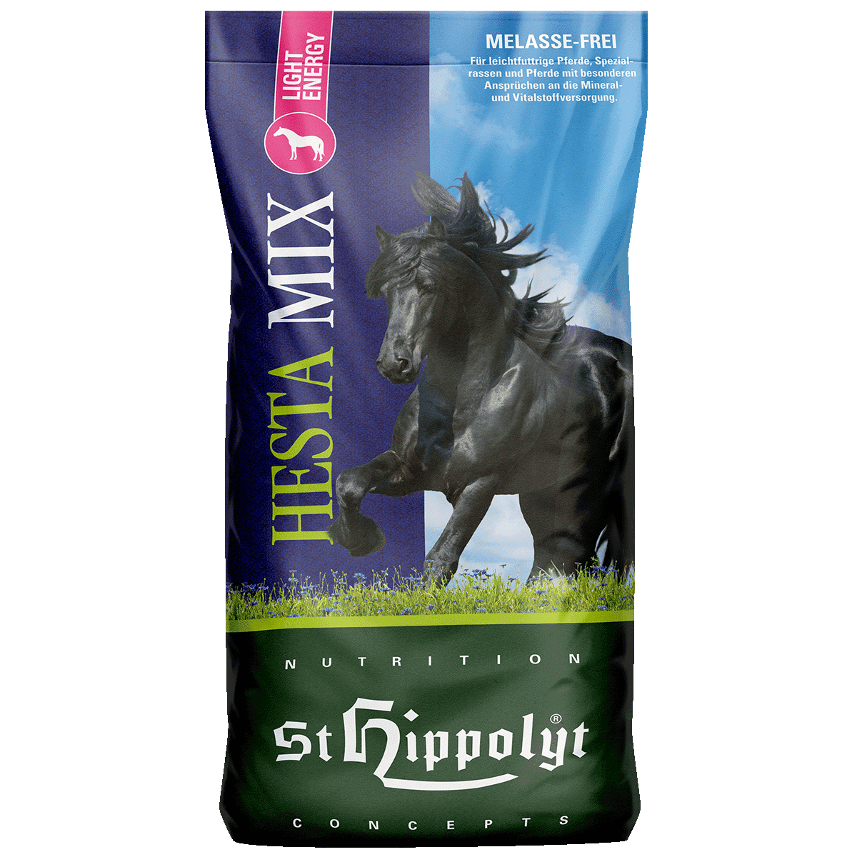 St. Hippolyt : Spezialfutter Hesta Mix Light Energy