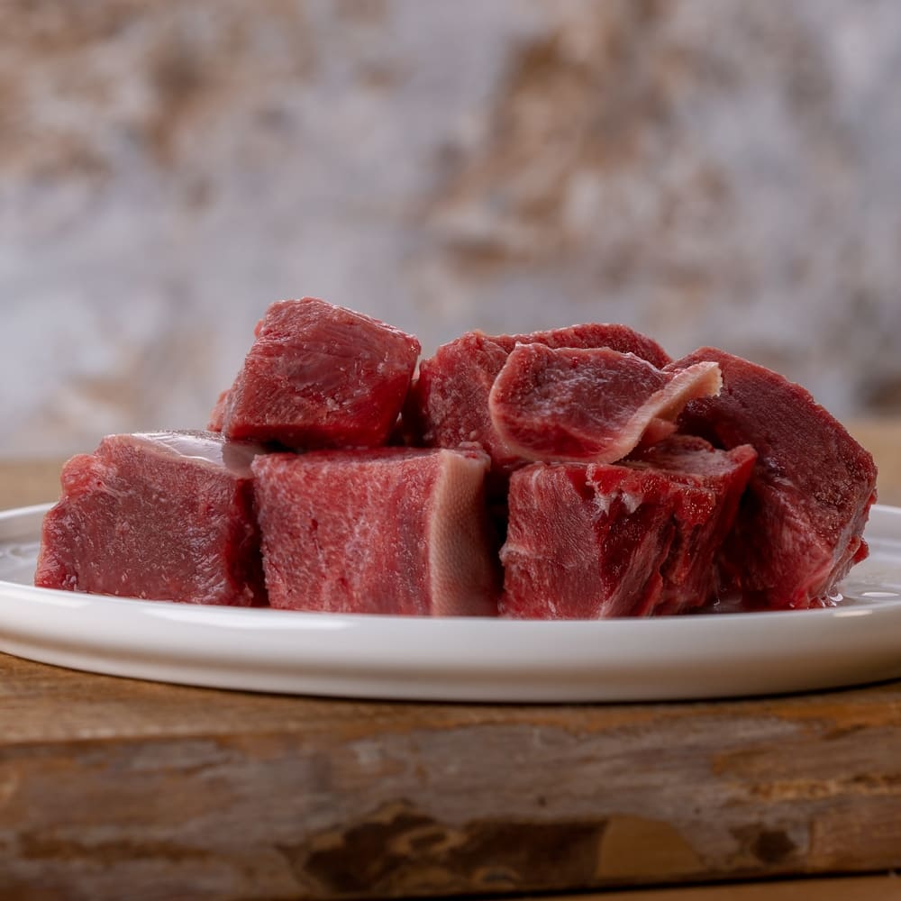 Barfgold Rinderzunge mager gewürfelt