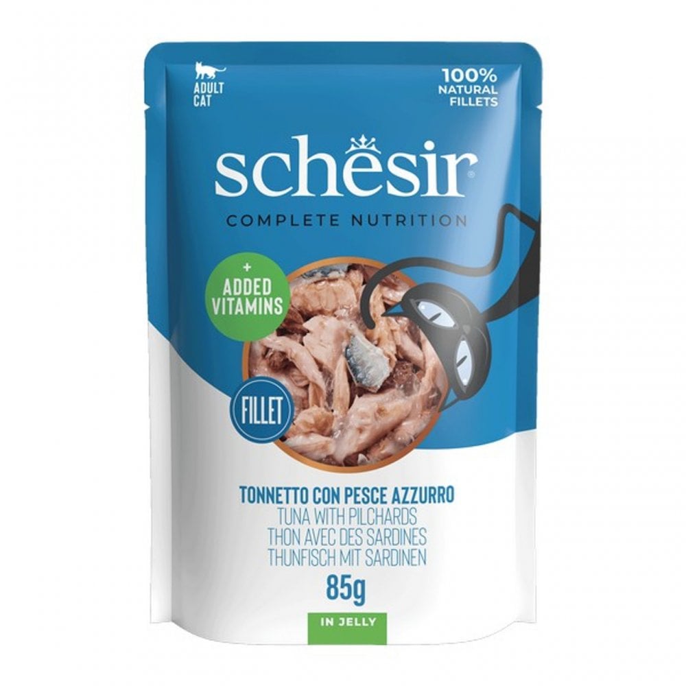 Schesir : Cat Gelée Thon avec Maquereau