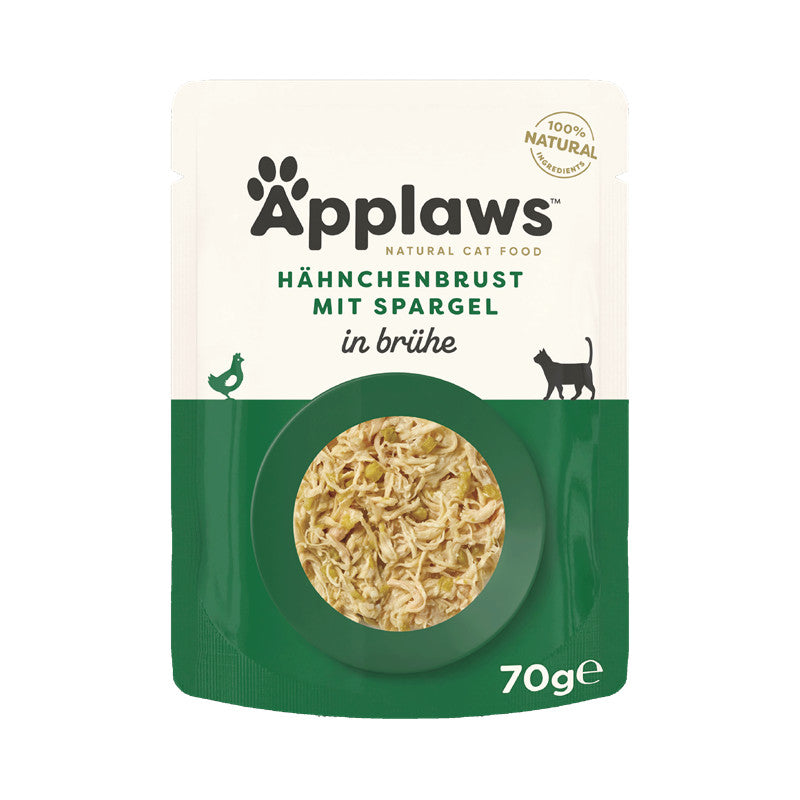 Applaws : Pâtée Chat Adulte Poitrine de poulet & Asperges