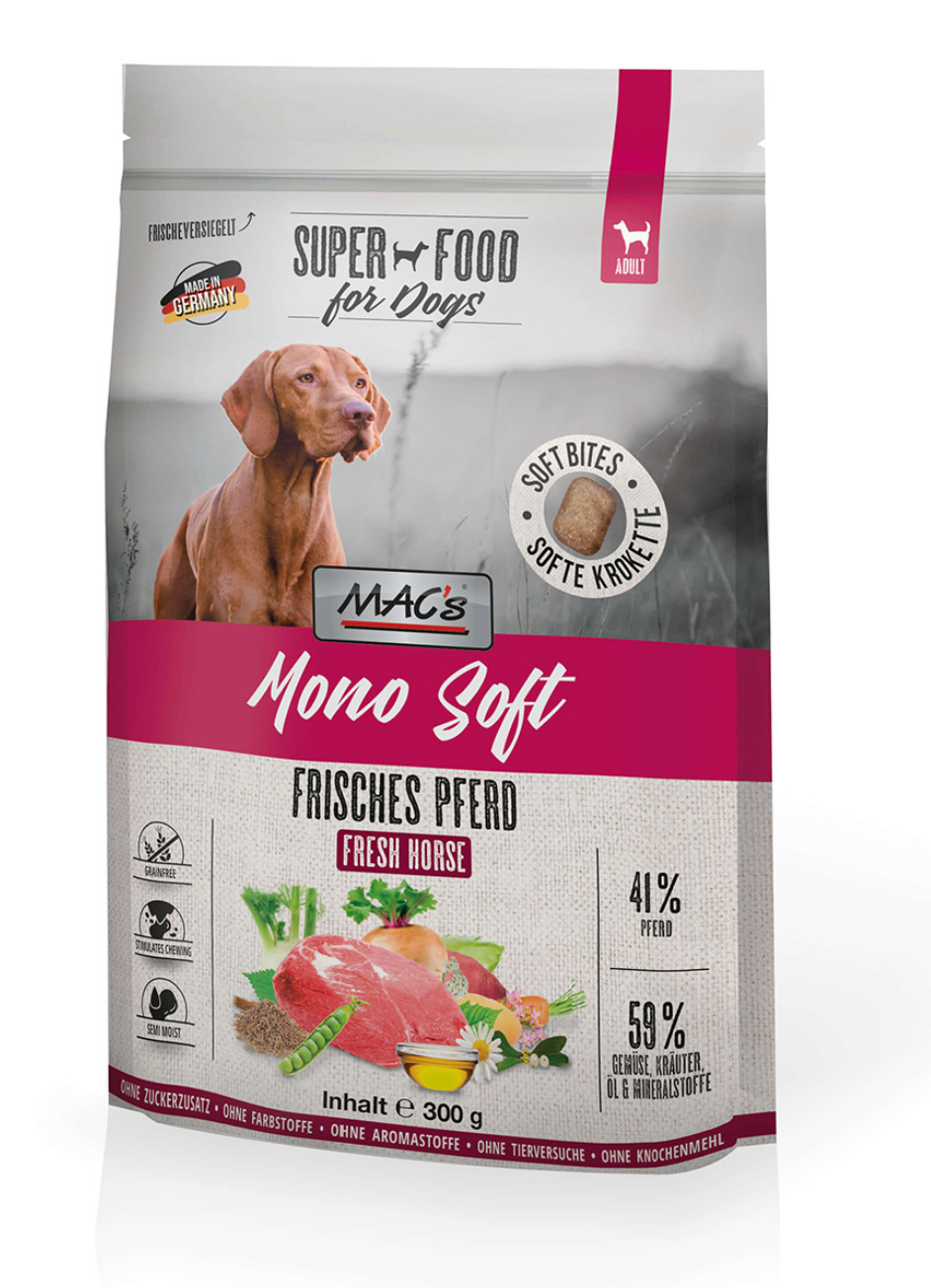 Mac's : Dog Mono Soft Cheval frais