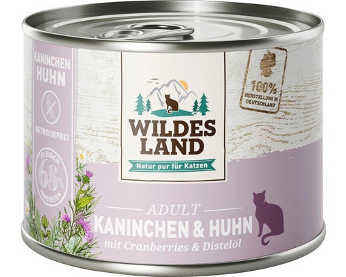 Wildes Land : Bœuf et Dinde avec huile de carthame