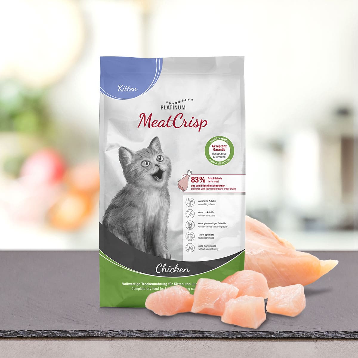 Platinum : Croquettes Chat MeatCrisp Chaton Poulet