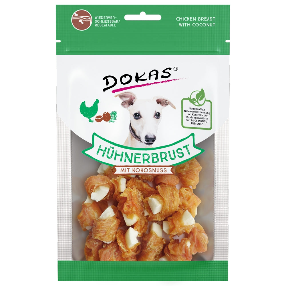 Dokas Dog Poitrine de poulet à la noix de coco