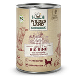 Wildes Land Bio Rind mit Kartoffeln & Zucchini