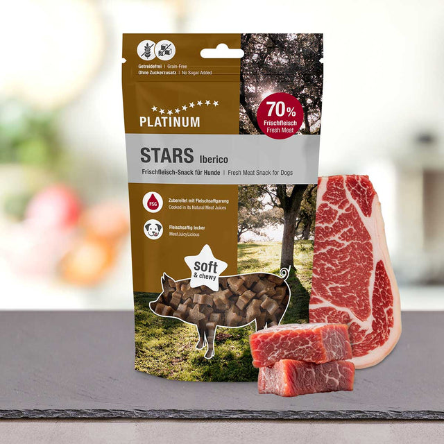 Platinum Stars Iberico Dog Snack 185 g