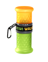 Kiwi Walker : Gourde de voyage 2en1 Orange/Vert
