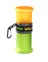 Kiwi Walker : Gourde de voyage 2en1 Orange/Vert