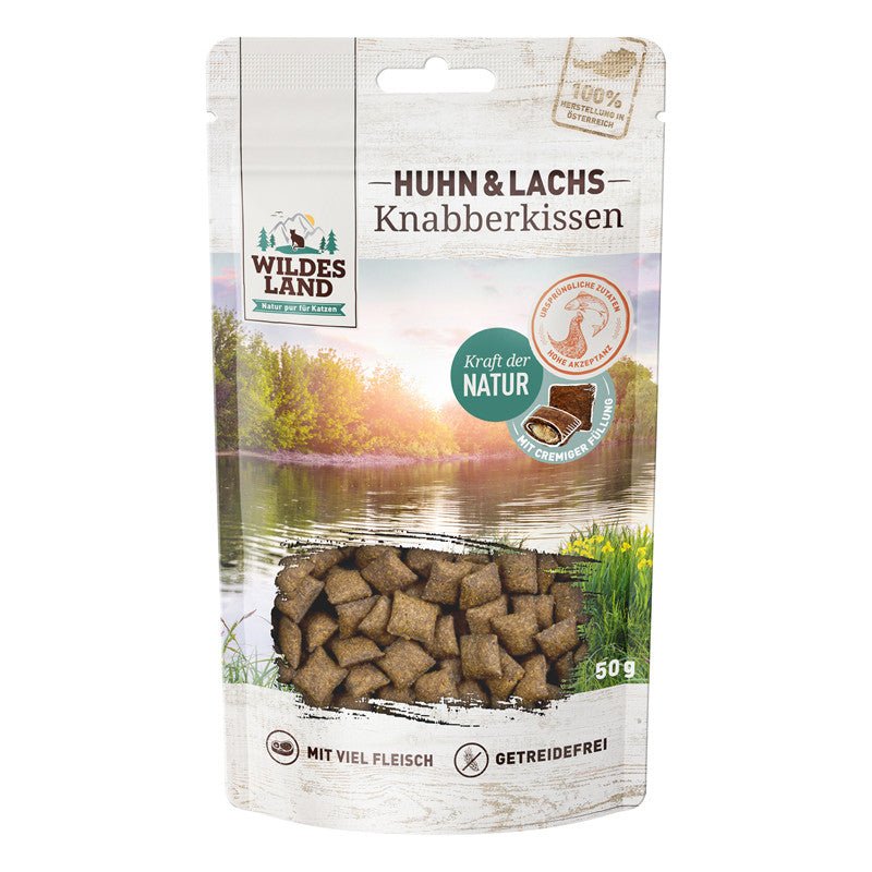 Wildes Land Knabberkissen Huhn & Lachs
